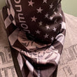 Load image into Gallery viewer, Ironworker Bandana mask with free lunch atop a skyscraper sticker
