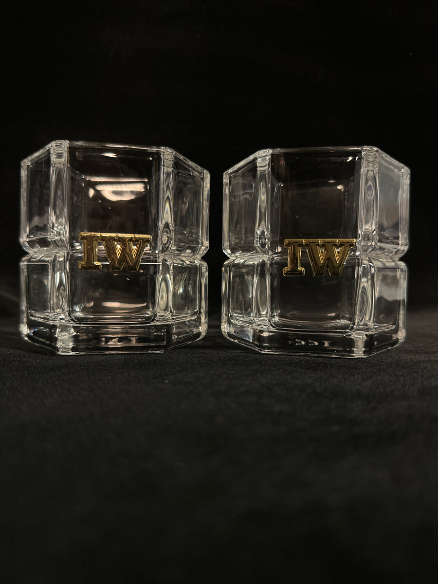 2-IW rocks glass set